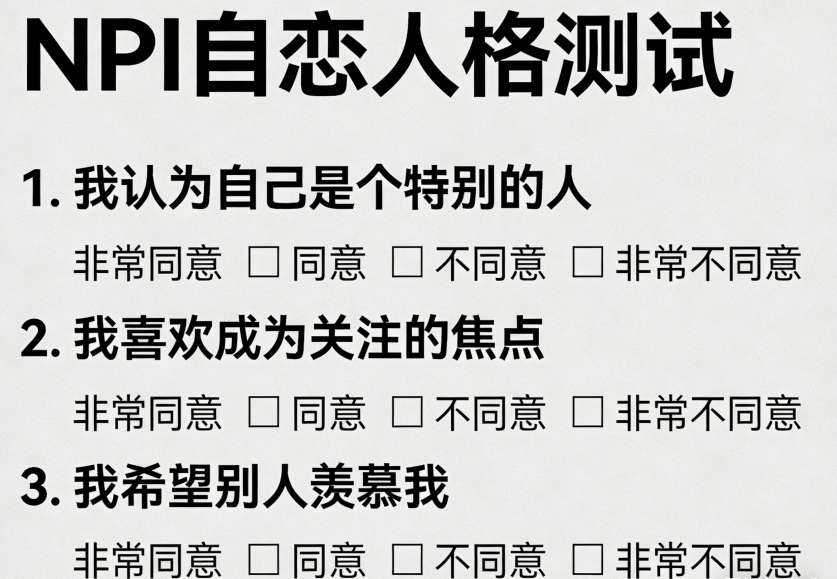 情侣必测：你们的 NPI 自恋指数匹配吗？