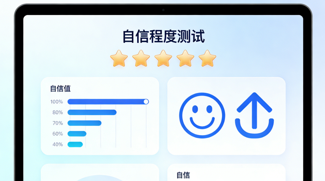 自信程度测试,看看你内心有多强大