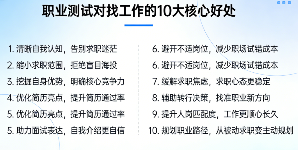 跳槽必看：匹配你的职业兴趣