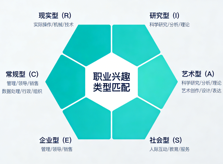 不同霍兰德类型的相处模式